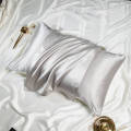 Hot Sale Custom 100% Pure Mulberry Silk Pillowcase for Hair and Skin Support Add Logo Dark Gray Color